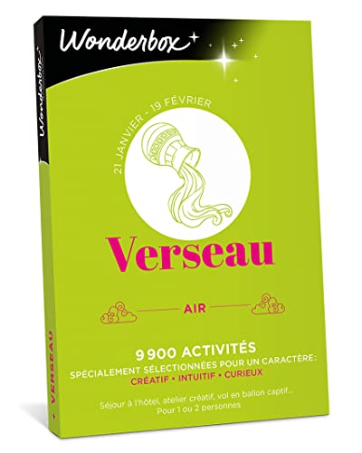 Wonderbox Coffrets multi-thèmes coffret Astrologie Verseau 1-2 pers