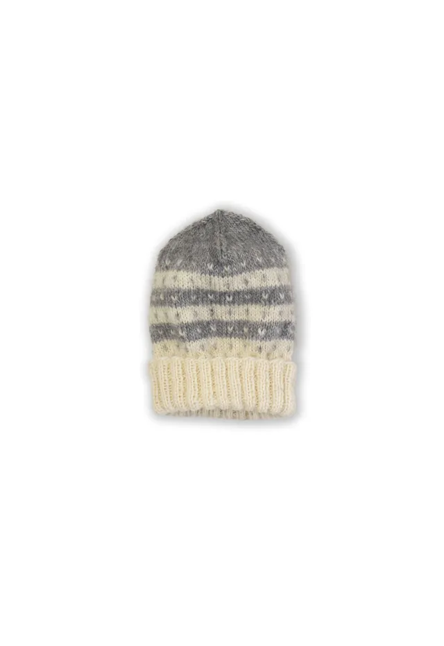 Isager Holgers Hue Tverstedgarn kit bonnet enfant
