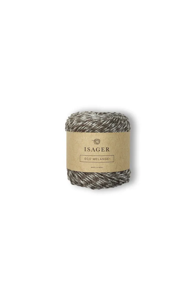 Isager Eco Melange fil à tricoter pelote laine