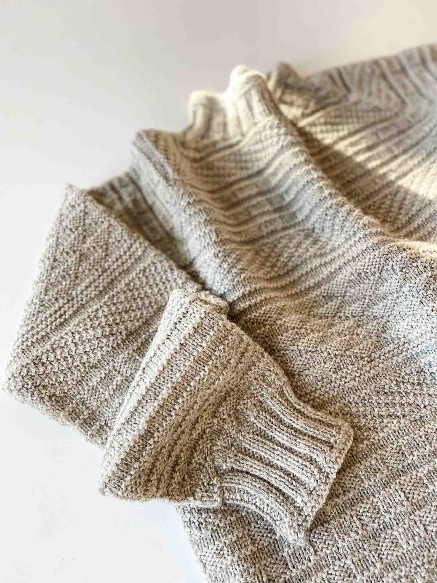 Isager Ancher Sweater kit tricot pull femme laine