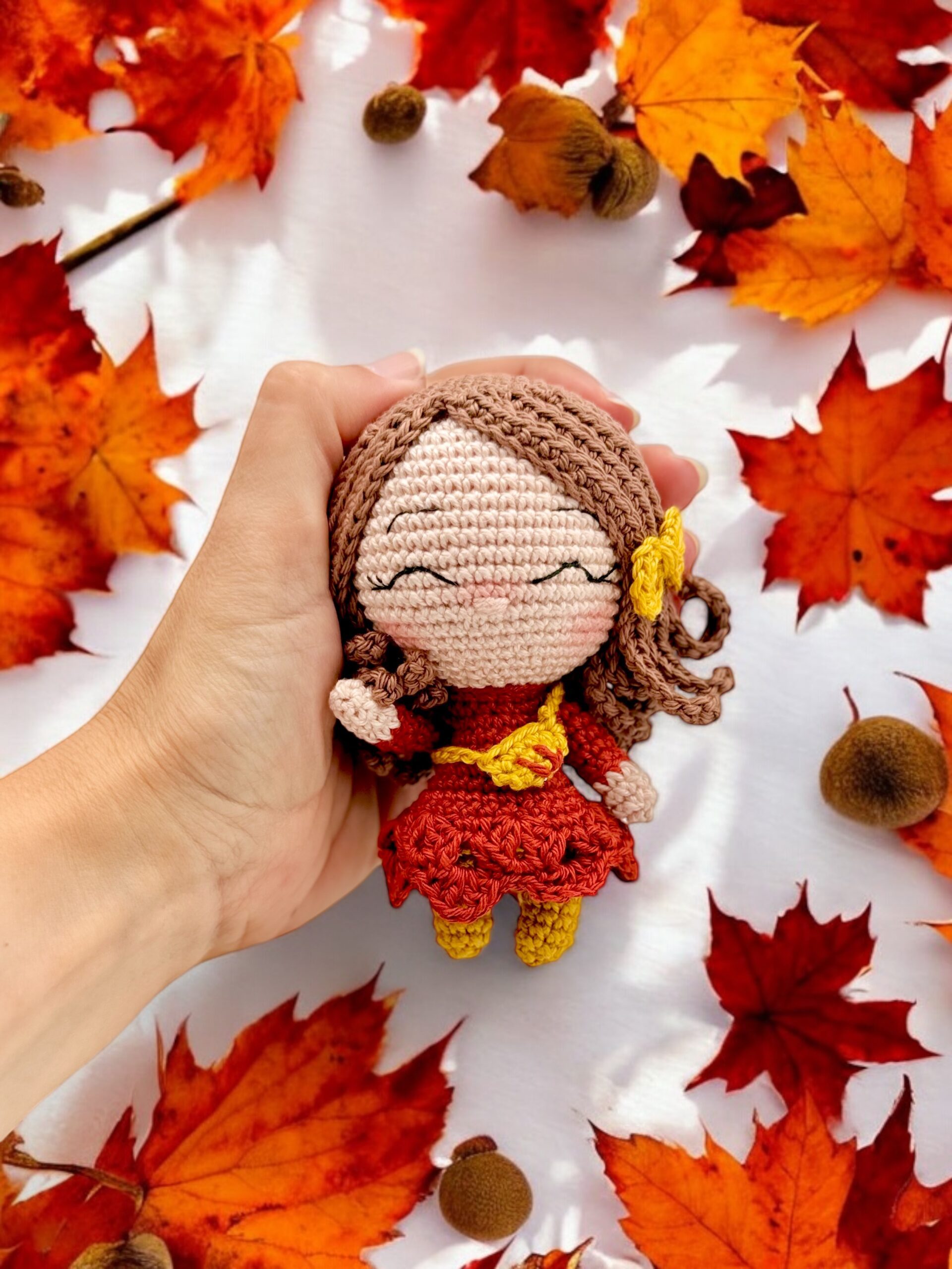 Valerie Fil un Crochet Garance tutoriel crochet Flora d'Automne