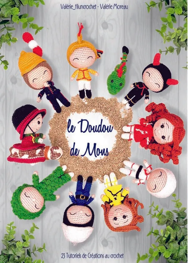 Le Doudou de Mons livre crochet A4 82 pages