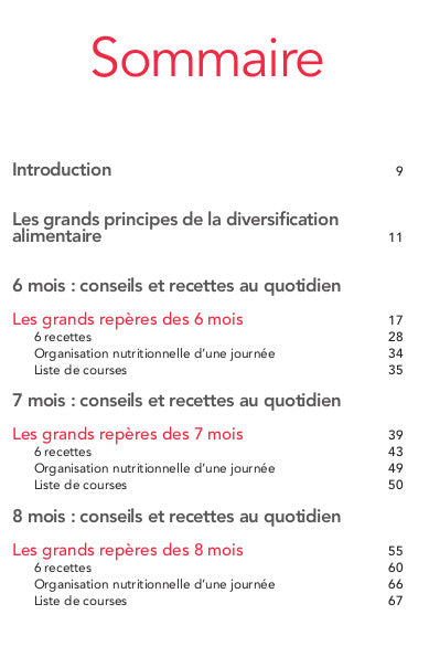 Souccar Guide Premiers repas 4 mois à 3 ans livre broché
