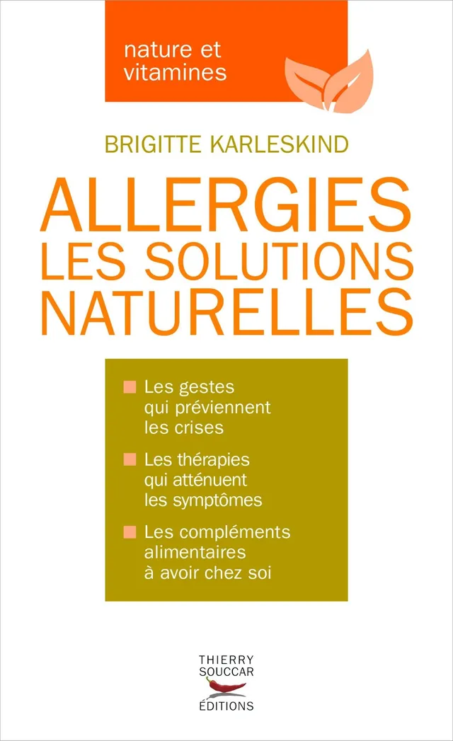 Souccar Editions Nature et vitamines Allergies livre broché naturel