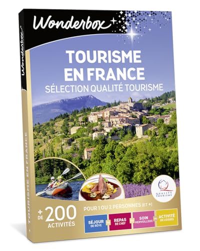Wonderbox Tourisme en France coffret 260 séjours 1-4 pers