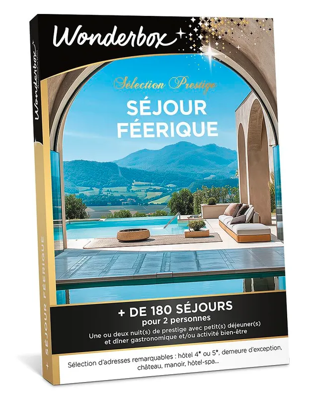 Wonderbox Séjour & week-end coffret Séjour Féerique 2 pers nuit