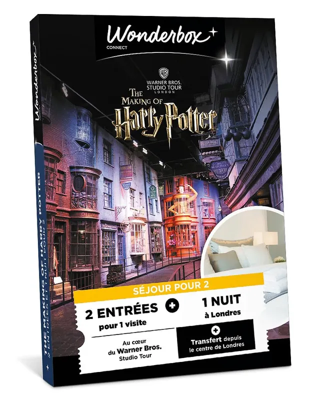 Wonderbox Connect Harry Potter Studio coffret séjour 2 pers Londres