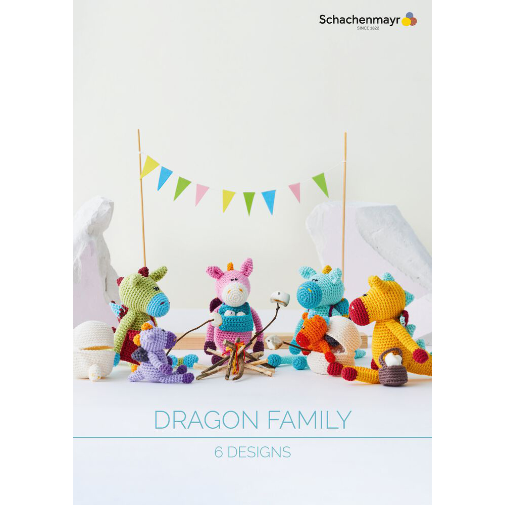 Schachenmayr Dragon Family patron crochet 6 designs