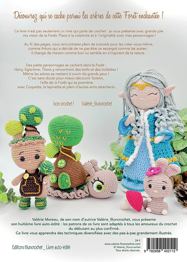 Valerie Fil un Crochet La Forêt Enchantée livre crochet forêt A4