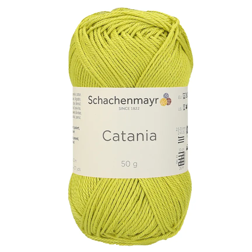 Schachenmayr Catania 0245 pelote coton anis amigurumi