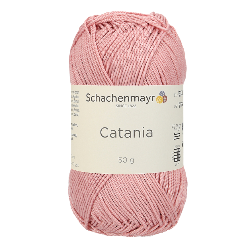 Schachenmayr Catania 0408 Altrosa fil coton rose