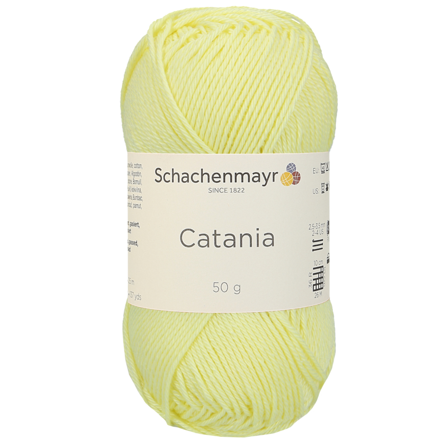 Schachenmayr Catania 0100 Mimose fil coton jaune