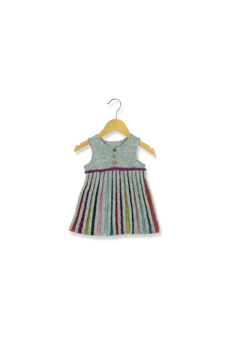 Isager Yarn Kits Polkakjole kit tricot robe enfant