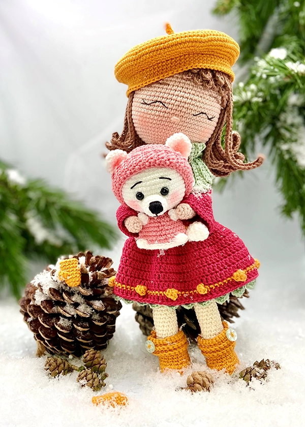 Valerie Fil un Crochet Le Doux Noël de Valerie livre crochet Noël A4
