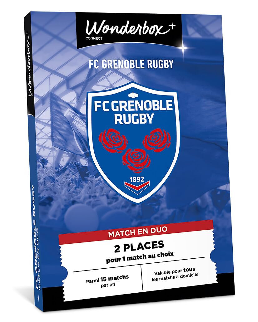 Wonderbox FC Grenoble coffret rugby 2 personnes match