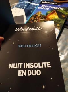 Wonderbox Insolite Nuit en Duo coffret 2 personnes petit-déjeuner