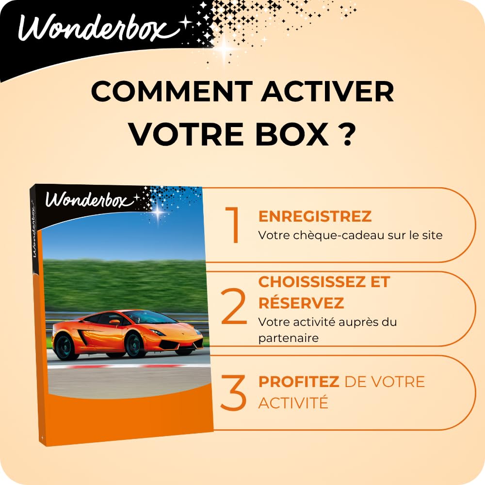 Wonderbox Sport Tendance et Extrême coffret cadeau 1 à 6 pers