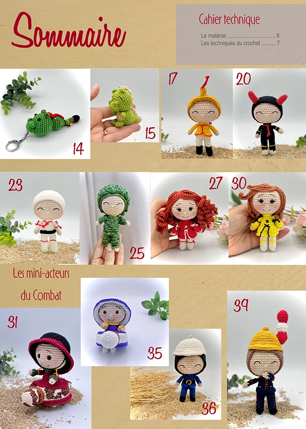 Le Doudou de Mons livre crochet A4 82 pages