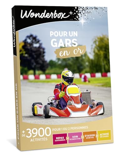 Wonderbox En Or Multi Activité coffret cadeau 1 activité 1-2 pers