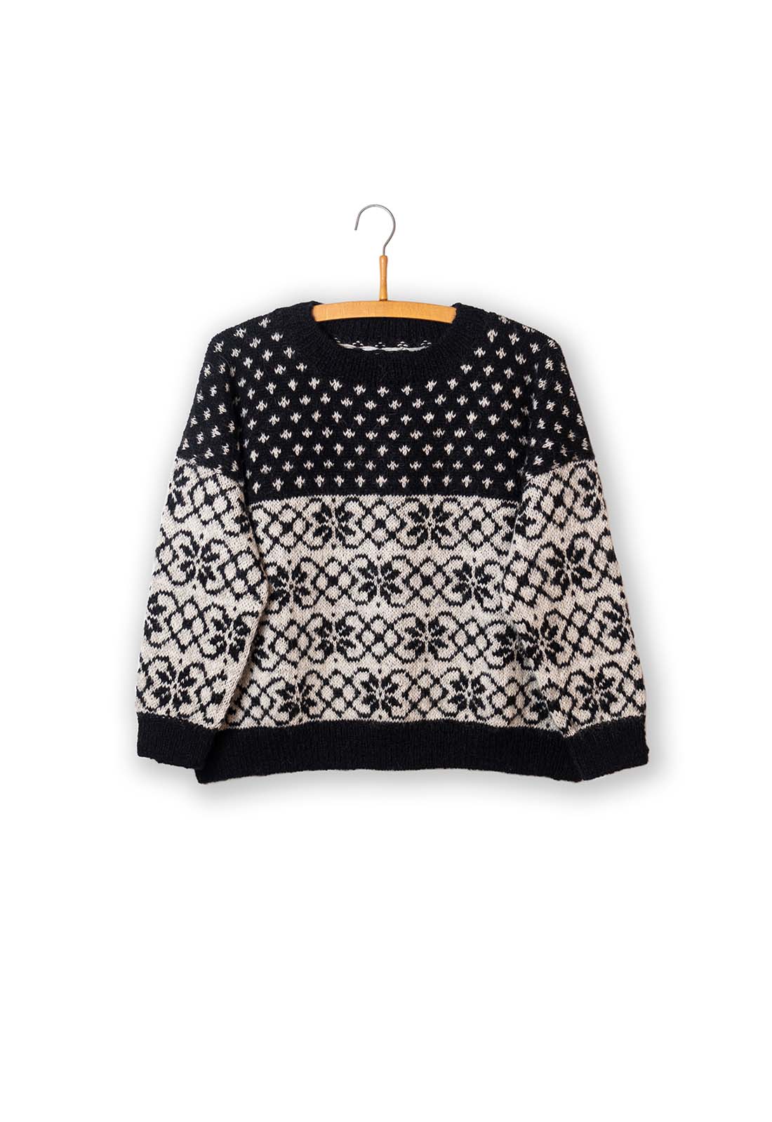 Isager Taquile kit tricot pull laine