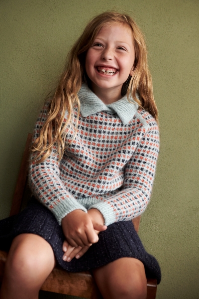 Isager Little Tove Sweater kit tricot pull laine