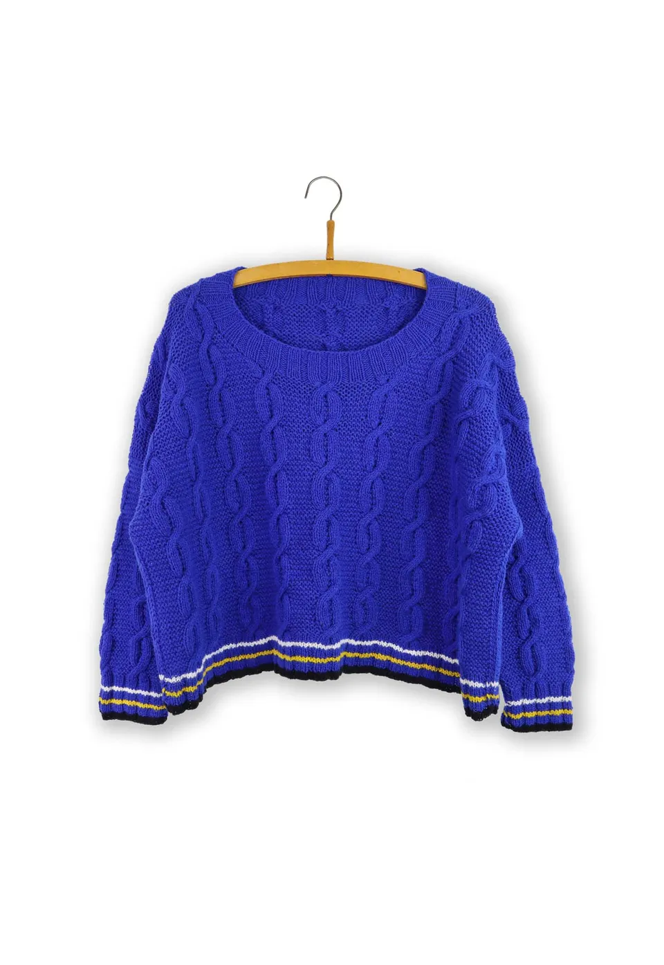Isager Torhilds Out of the Blue patron tricot pull