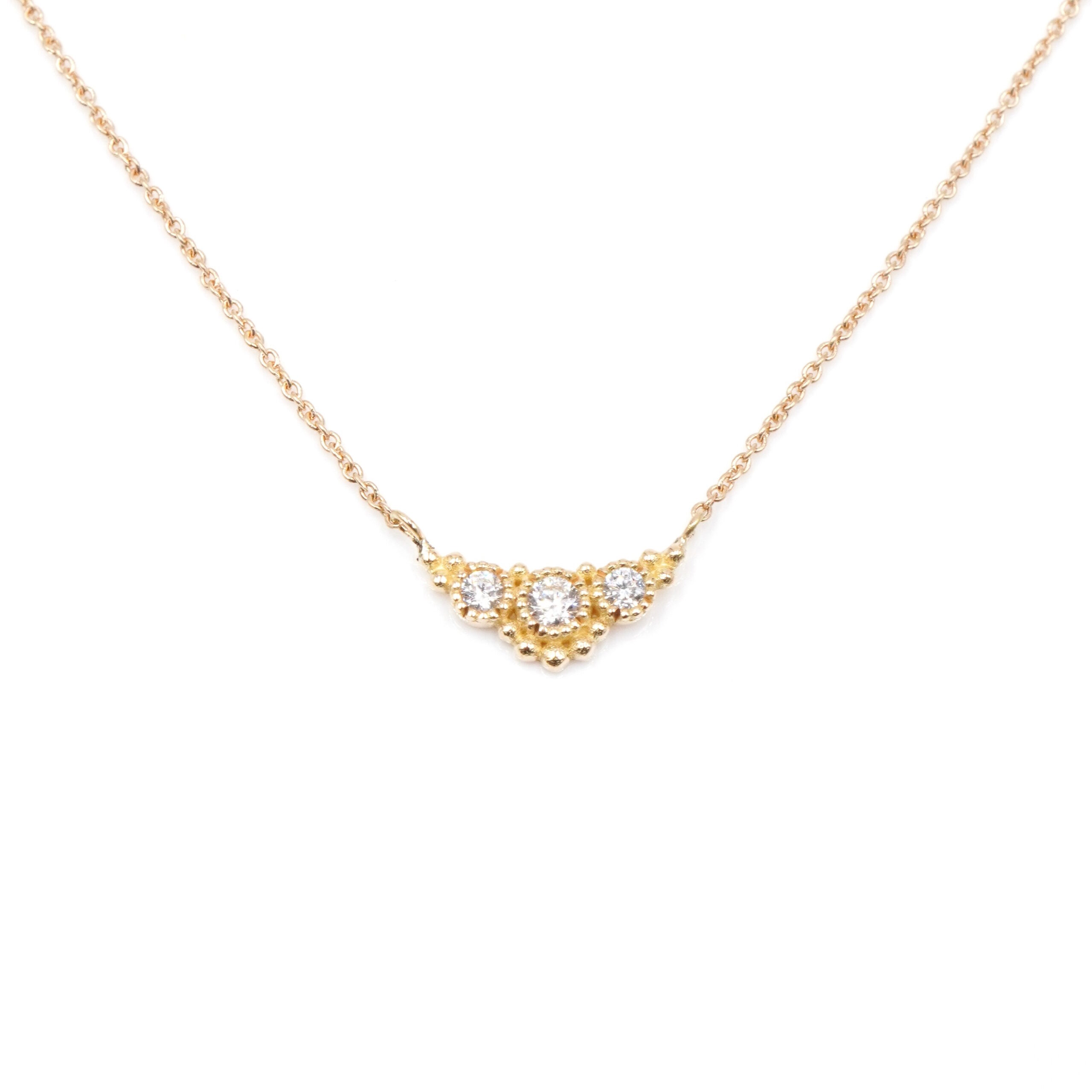 Angèle Brousse Susie Collier Or Jaune 18 Carats Topazes