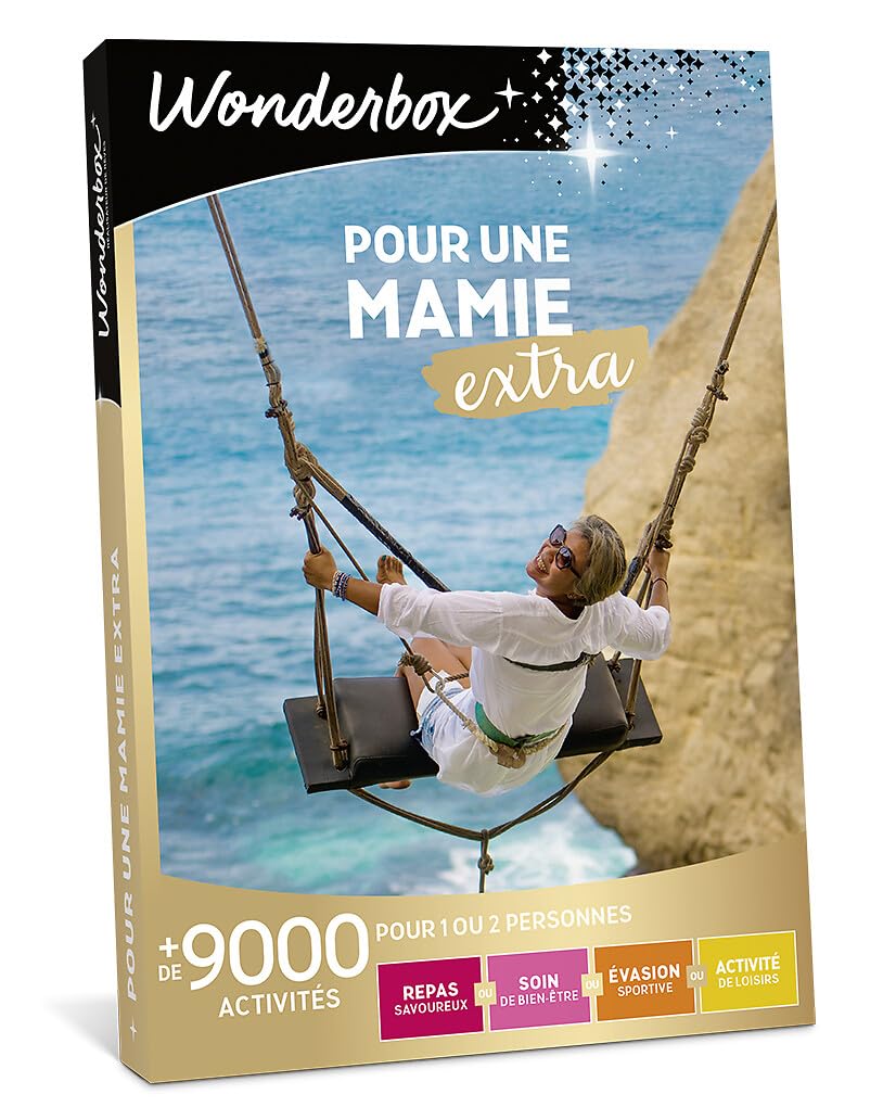 Wonderbox Mamie Extra coffret cadeau multi-activités 1-2 pers