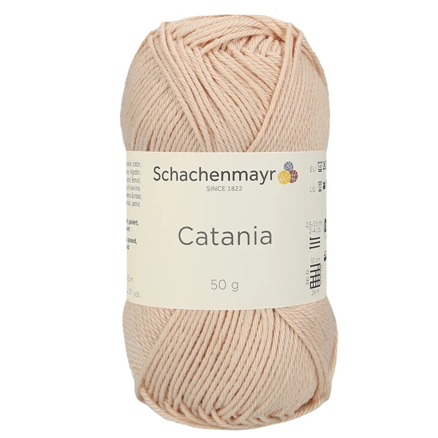 Schachenmayr Catania 436 fil coton ivoire 50 g