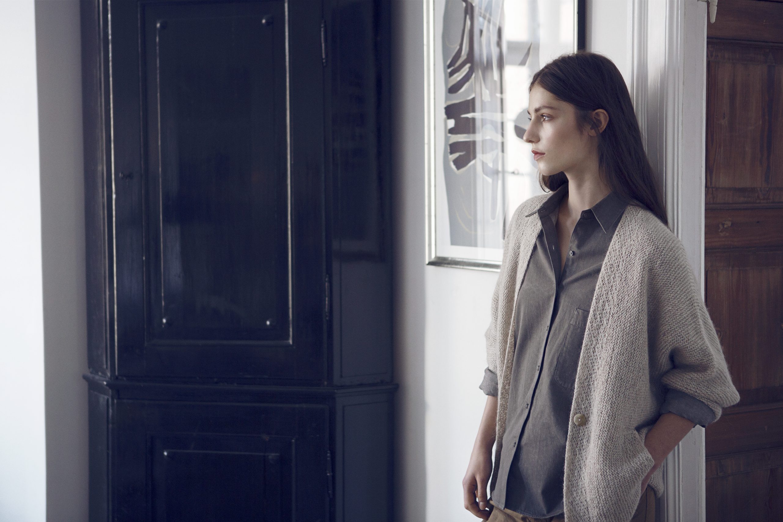 Isager Birch kit tricot laine pull femme