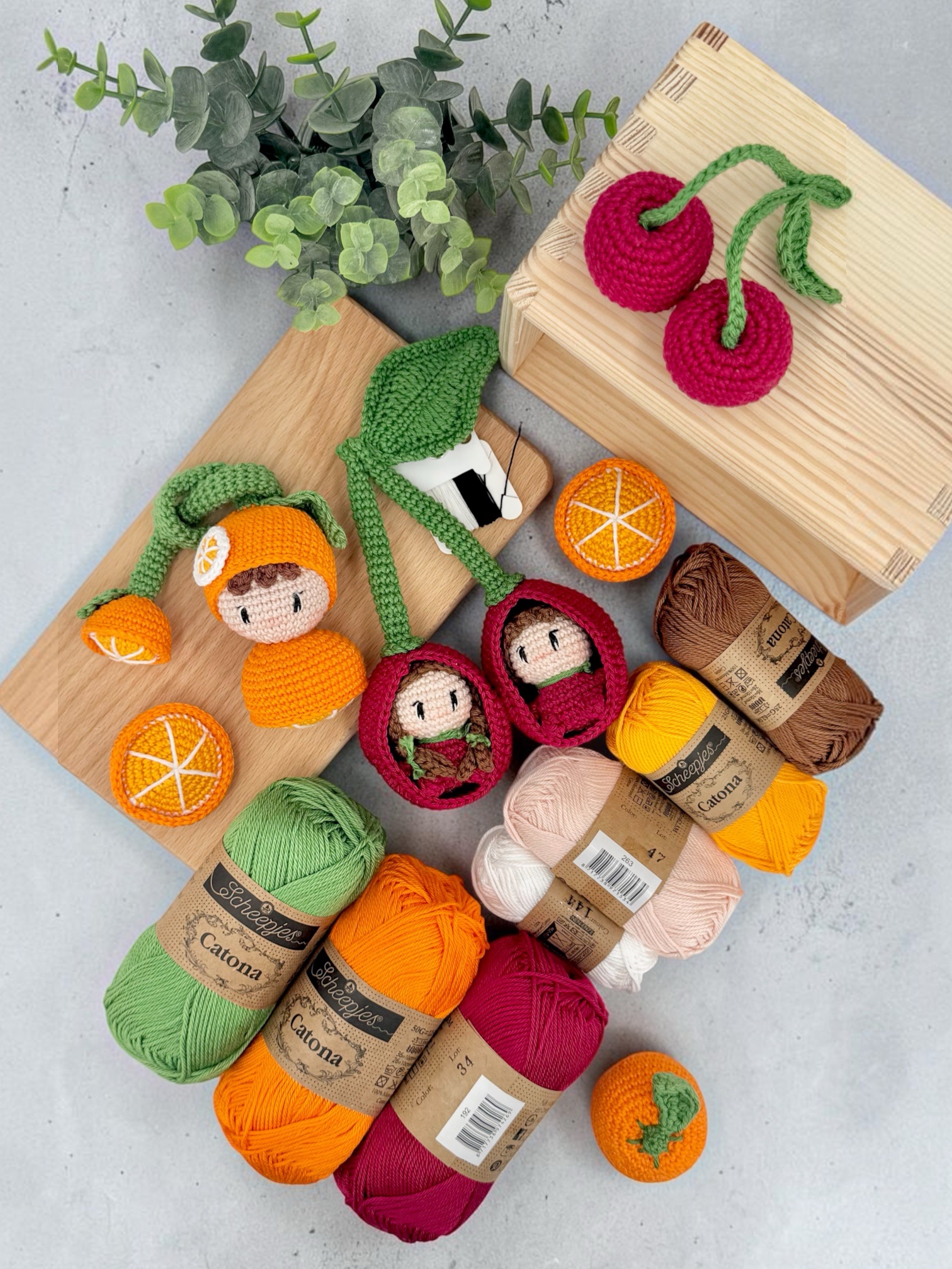 Valerie Fil un Crochet Kit Croch’Fruits Tome 2 kit crochet