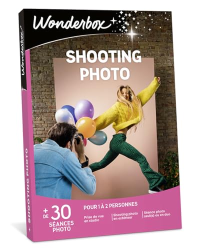 Wonderbox Shooting Photo coffret cadeau séance 1 à 2 pers