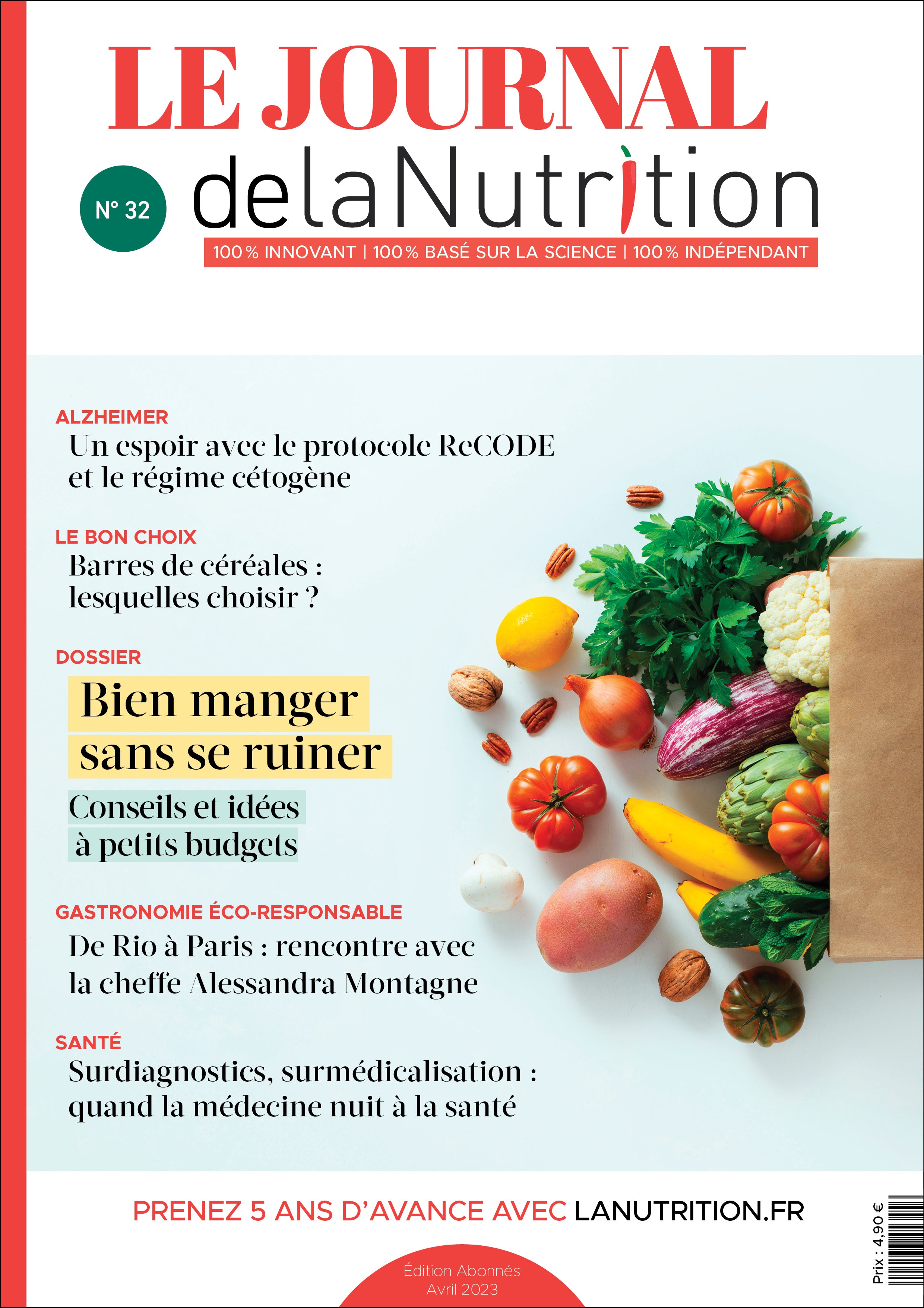 Souccar Editions Le Journal de LaNutrition N°32 magazine PDF avril 2023