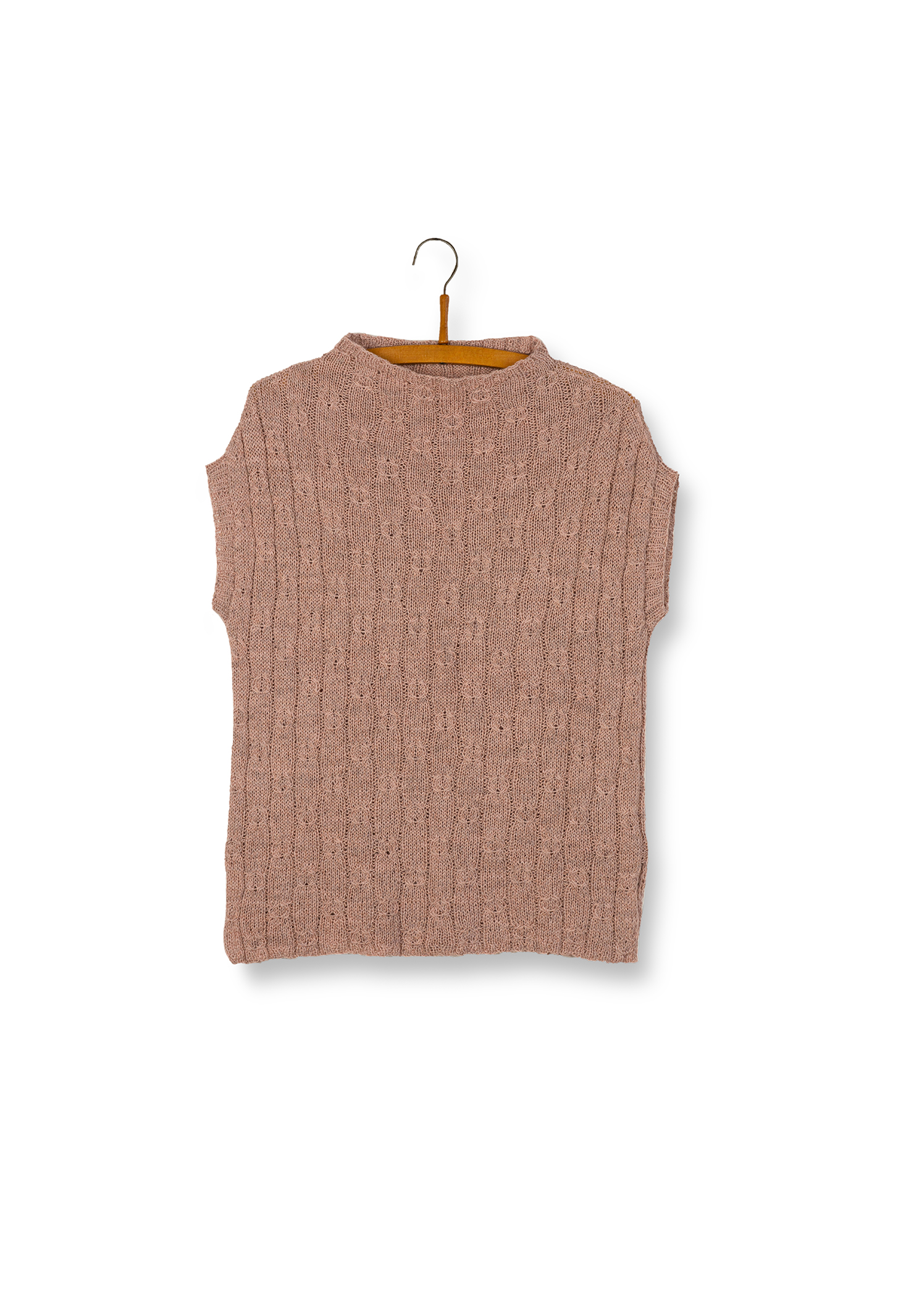 Isager Yarn Kits Vildrose Vest kit tricot gilet