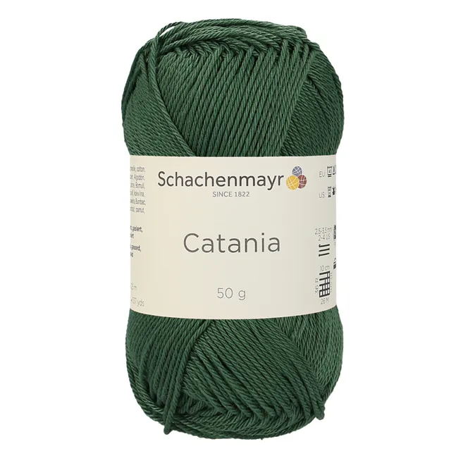Schachenmayr Catania 0419 fil coton 50 g vert Tannenbaum