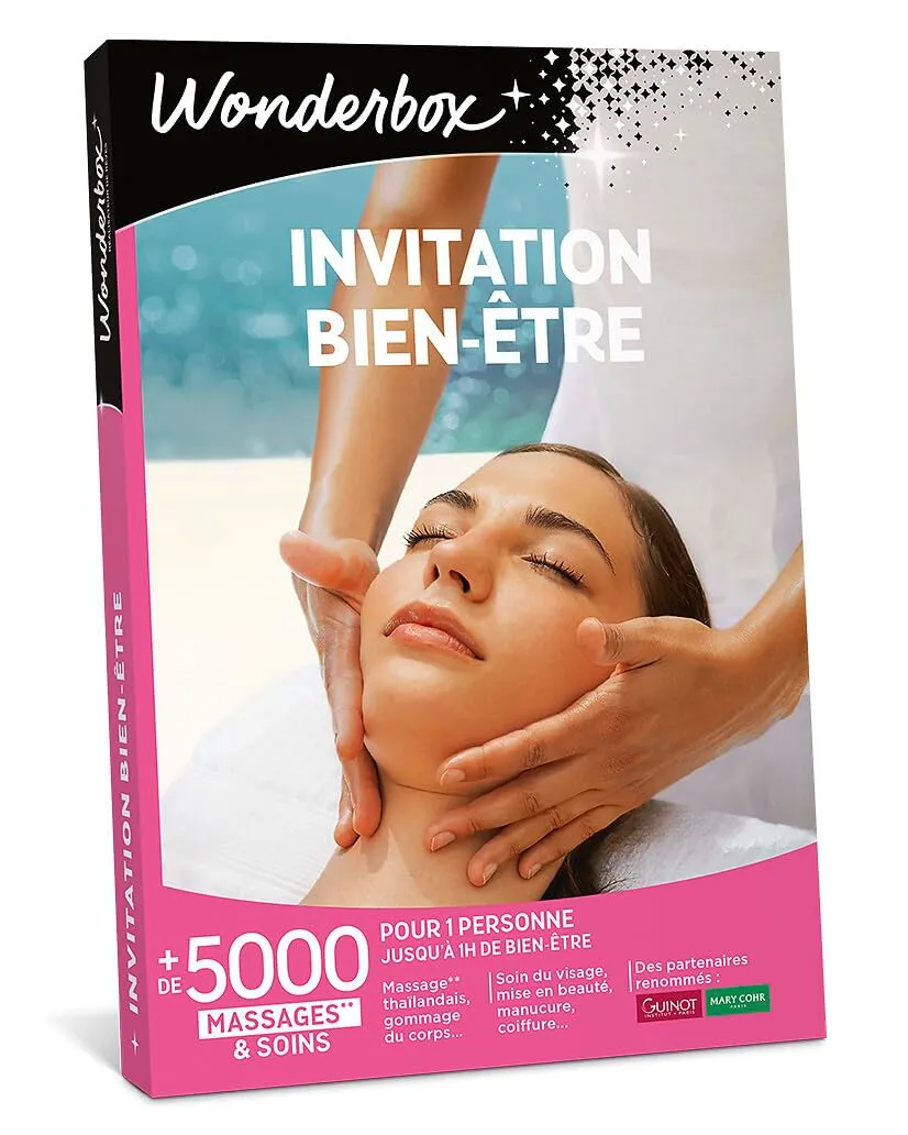 Wonderbox Invitation Au Bien Etre coffret cadeau 1 personne soin spa