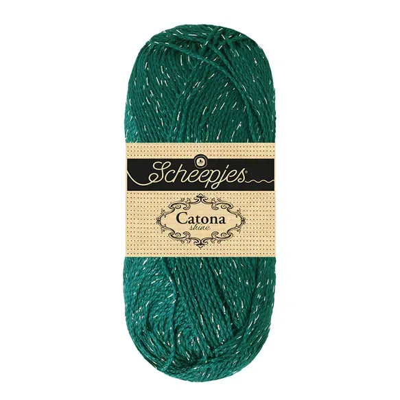 Scheepjes Catona Shine 401-S fil coton sarcelle