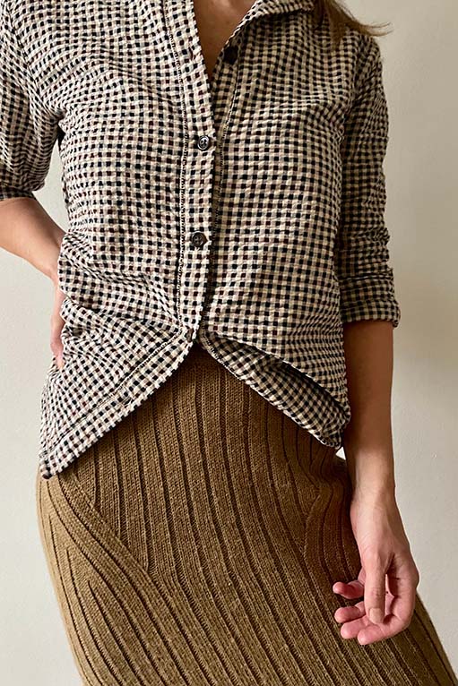 Isager Yarn Kits Ryoanji skirt kit jupe laine