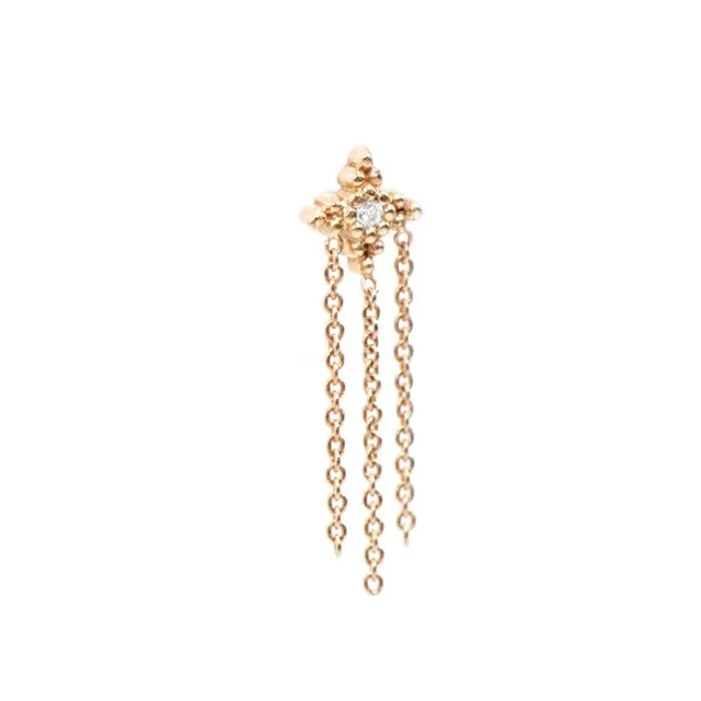 Angèle Brousse Greta puce or jaune 18 carats diamant