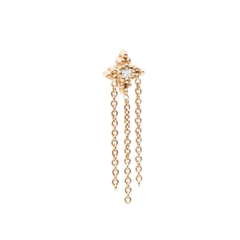 Angèle Brousse Greta puce or jaune 18 carats diamant
