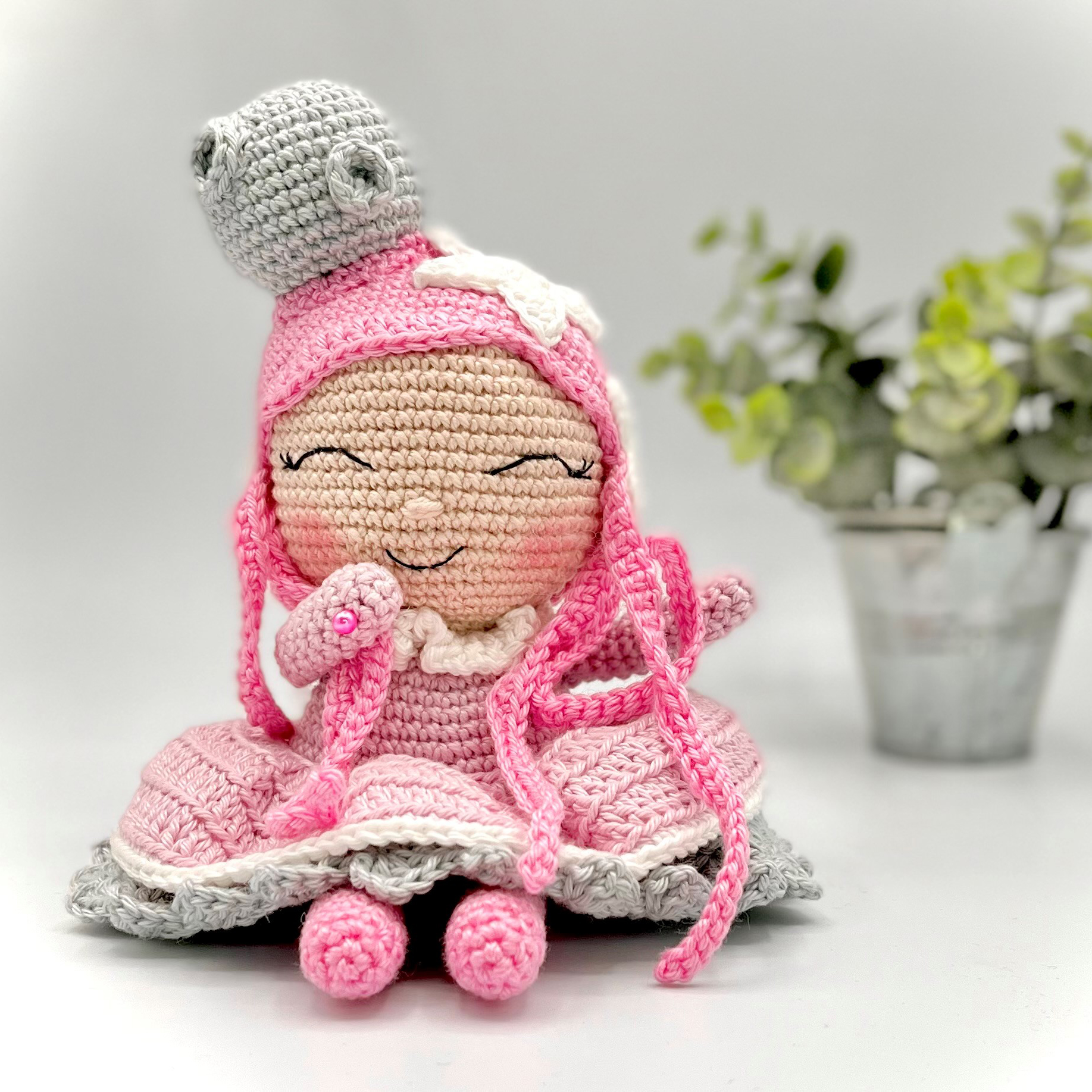 Luna petite fille des étoiles patron crochet amigurumi