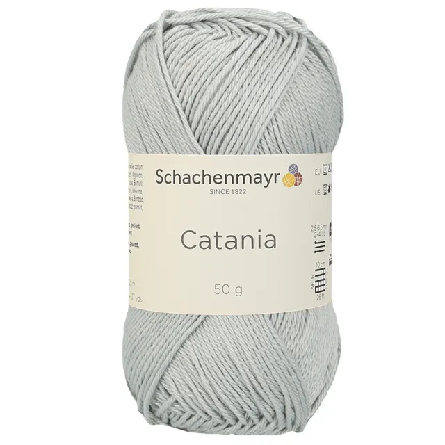 Schachenmayr Catania 0172 fil coton argent