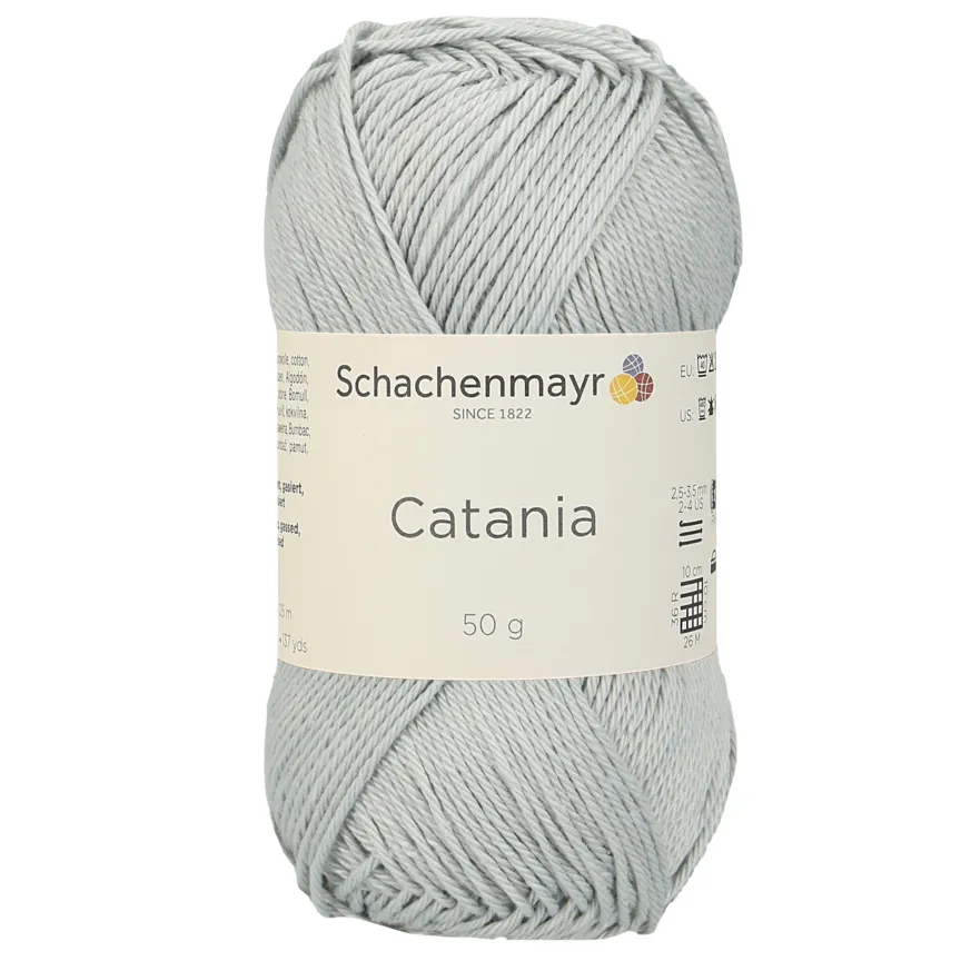 Schachenmayr Catania 0172 fil coton argent