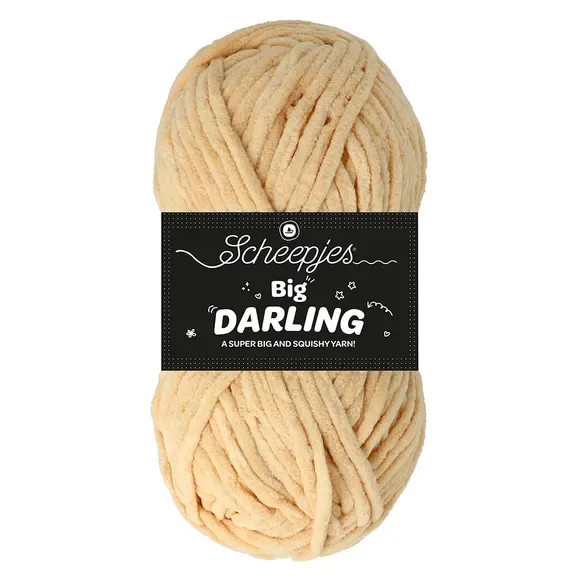 Scheepjes Big Darling 411 fil chenille marron clair