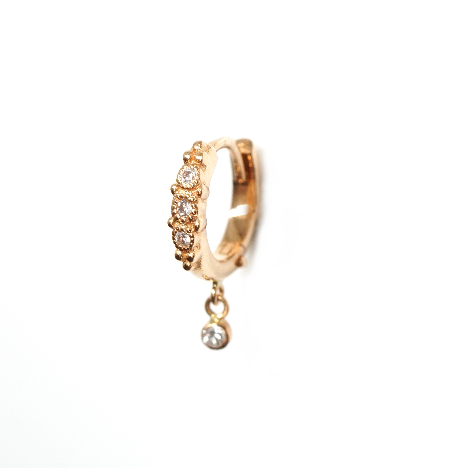 Angèle Brousse Susie créole pampille or jaune 18 carats