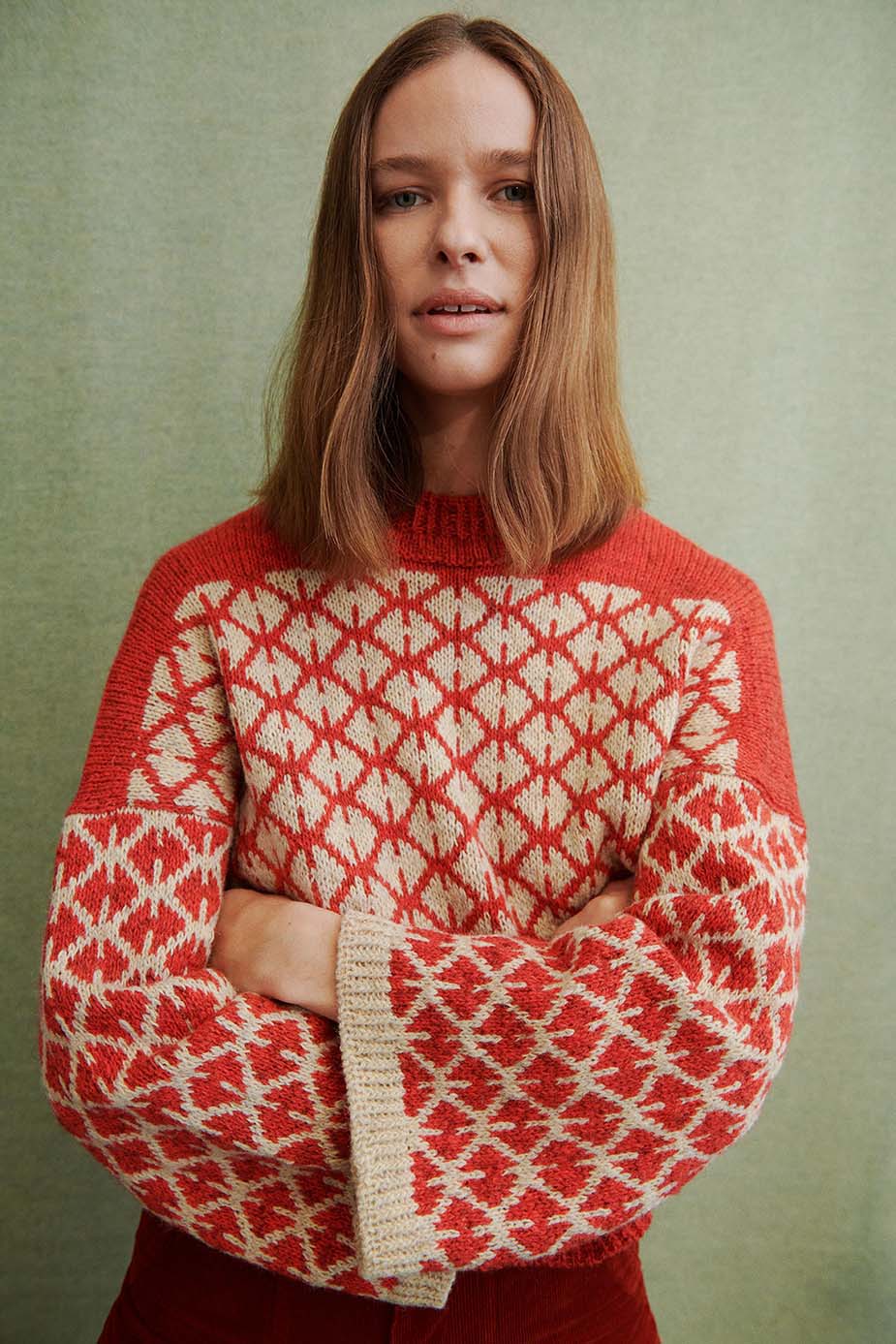 Isager Yarn Kits Åse sweater kit tricot pull femme
