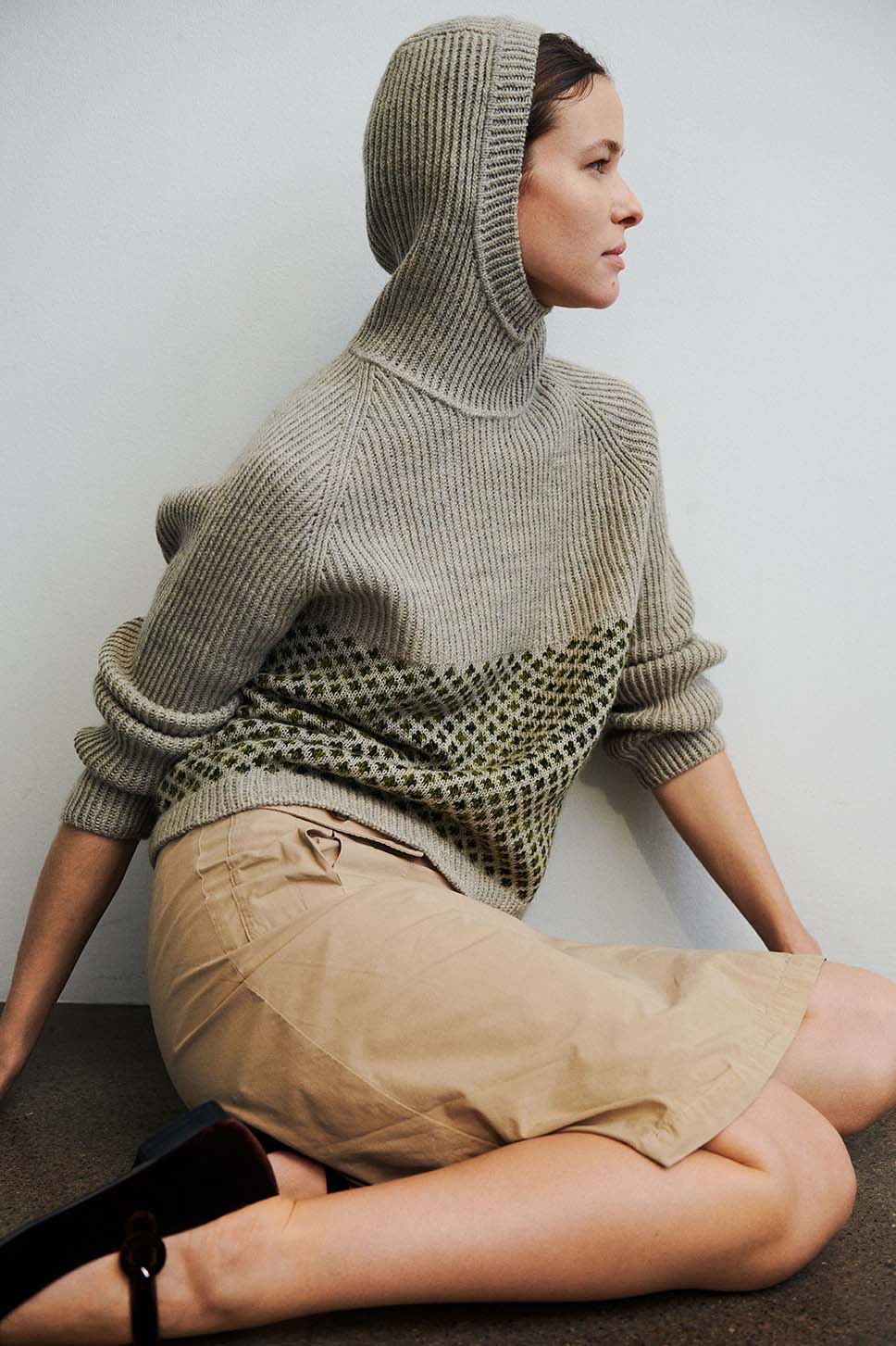Isager Yarn Kits Agnes sweater kit à tricoter pull laine