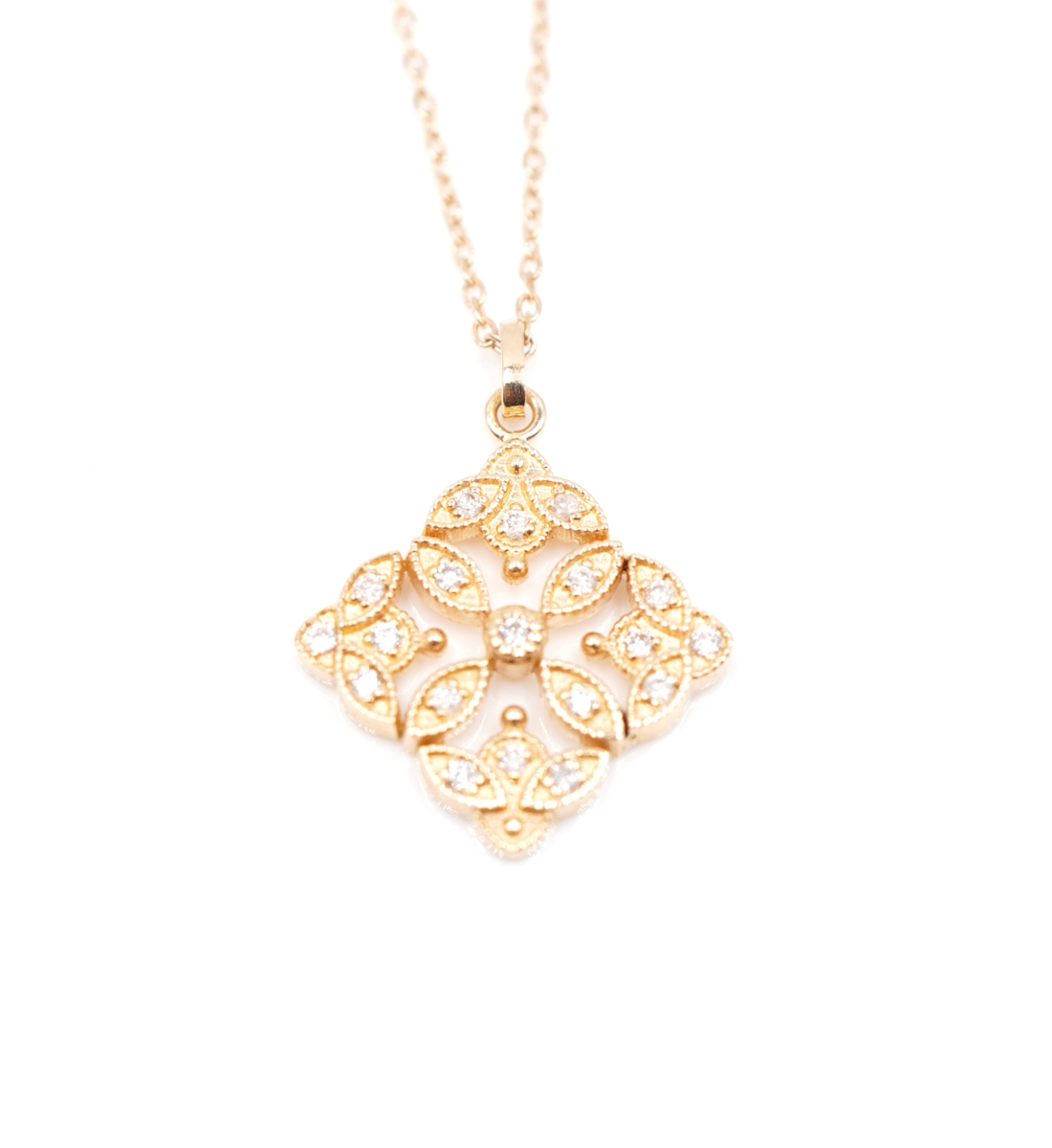 Angèle Brousse Romance collier or 18 carats diamants 50 cm