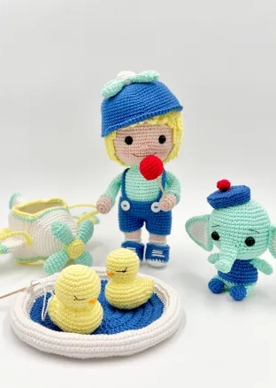 Valerie Fil un Crochet Gaspard et Candice livre fête foraine