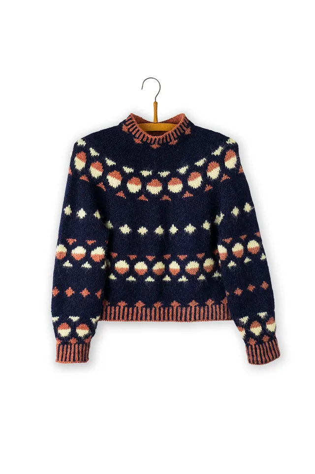 Isager Gunta Sweater patron pull laine